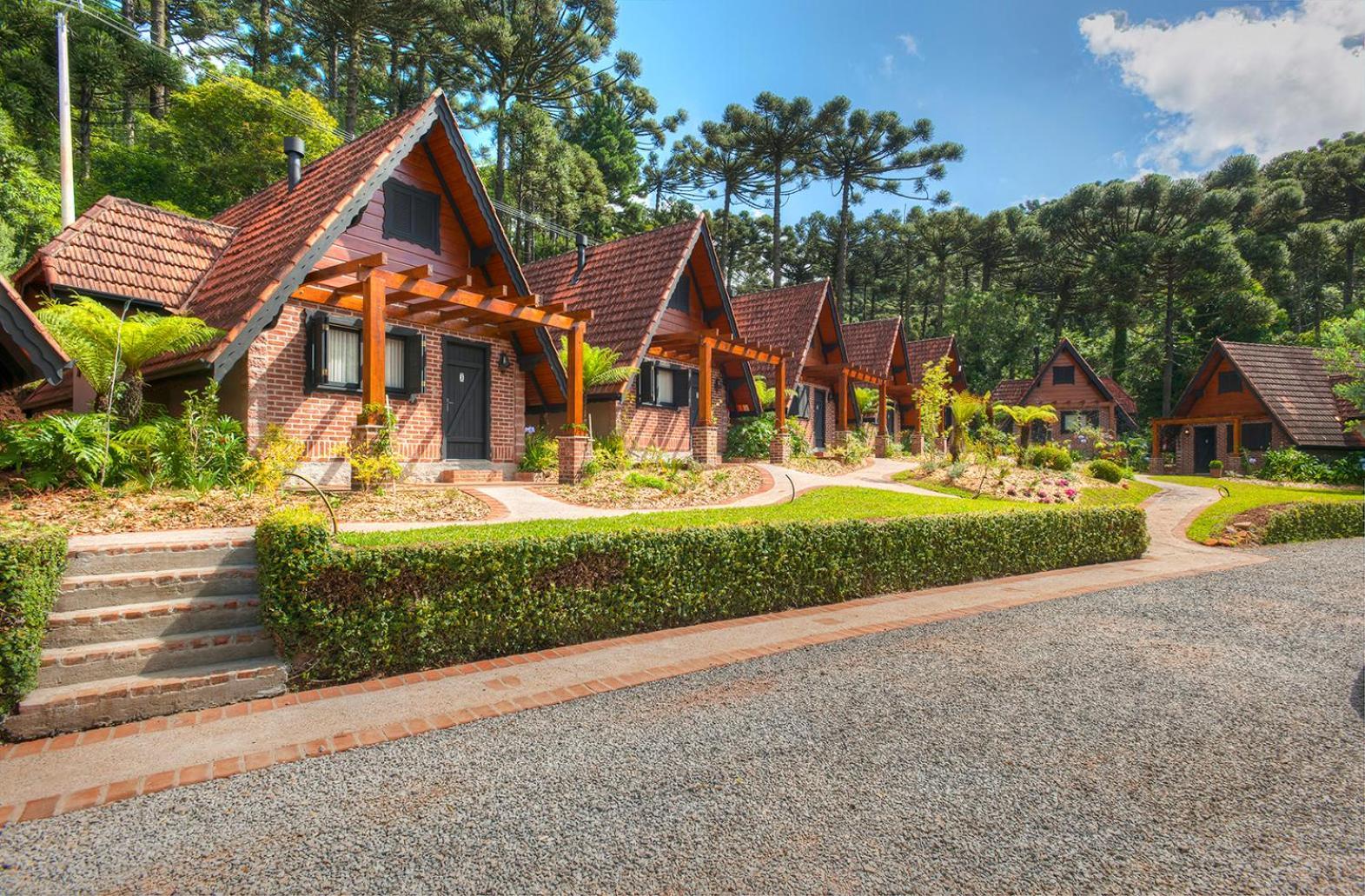Hotel Fioreze Chales Грамаду Екстериор снимка